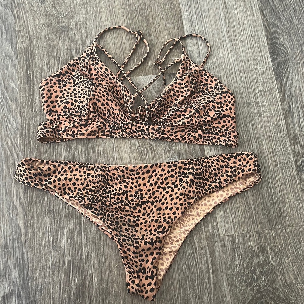 Amuse Society Leopard Bikini